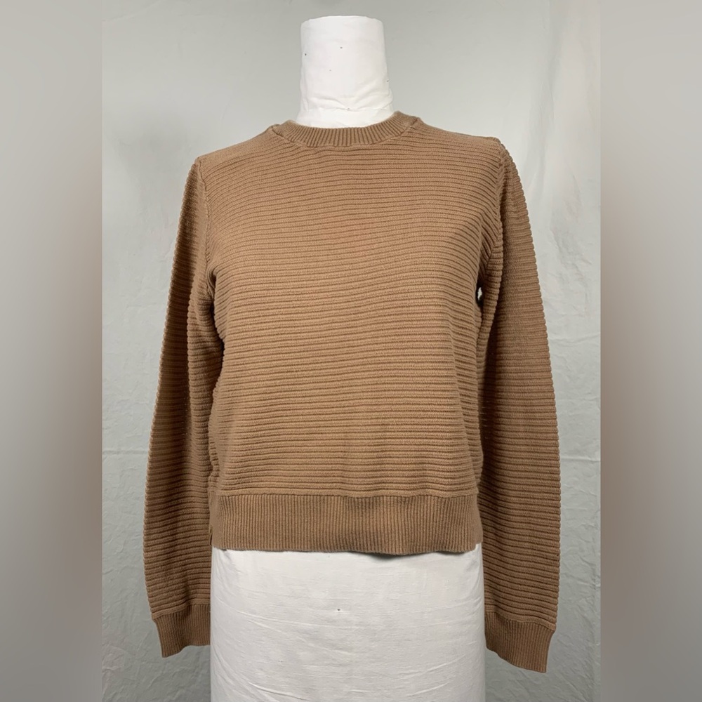TenTree Organic Cotton Highline Crewneck Sweater Tan Size - Medium